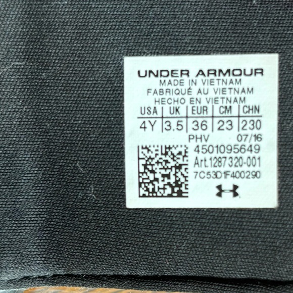 Youth Under Armour Slides - Picture 3 of 3